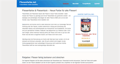 Desktop Screenshot of fliesenfarbe.net